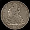 Image 1 : 1857 Seated Liberty Half Dollar NICELY CIRCULATED