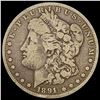 Image 1 : 1891-CC Morgan Silver Dollar NICELY CIRCULATED