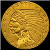 Image 1 : 1909 Indian Head $2.5 Gold Quarter Eagle HIGH GRADE