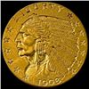 1908 Indian Head $2.50 Gold Quarter Eagl NEARLY UNCIRCULATED