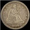 Image 1 : 1840-O Seated Liberty Quarter NICELY CIRCULATED