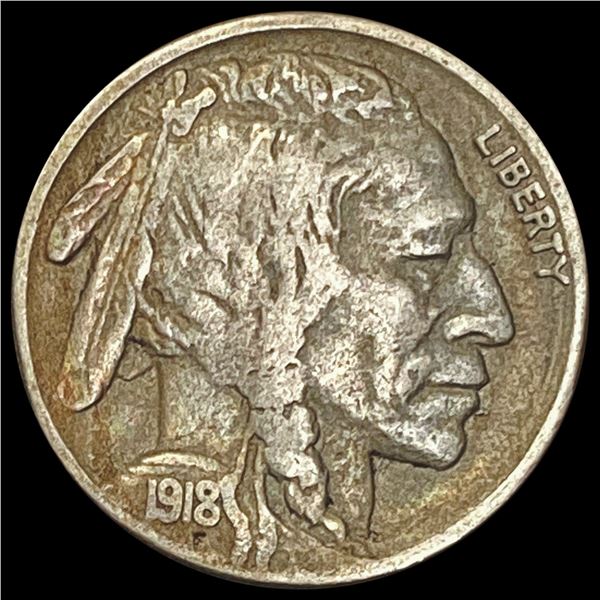 1918-S Buffalo Nickel LIGHTLY CIRCULATED