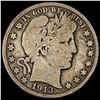 Image 1 : 1913 Barber Half Dollar NICELY CIRCULATED
