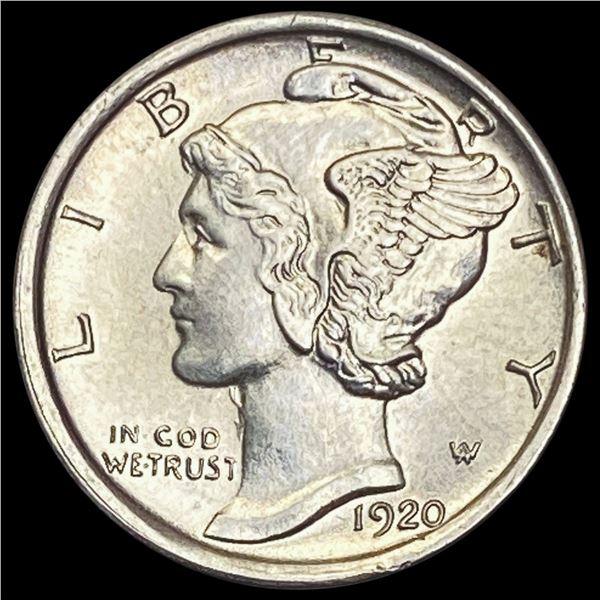 1920-D Mercury Dime GEM BU