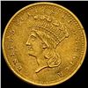 Image 1 : 1856 Indian Princess Head Gold Dollar UNCIRCULATED
