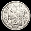 1866 Three-Cent Nickel NEARLY UNCIRCULATED