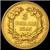 Image 2 : 1855 $3 Indian Princess Head Gold CLOSELY UNCIRCULATED
