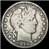 Image 1 : 1914 Barber Half Dollar NICELY CIRCULATED