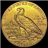 Image 2 : 1910 Indian Head $2.50 Gold Quarter Eagl CLOSELY UNCIRCULATED