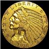 Image 1 : 1916-D Indian Head Half Eagle $5 CLOSELY UNCIRCULATE