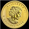 Image 1 : 2014 Canada 1/10 oz Gold Maple Leaf GEM BU