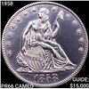 1858 Seated Liberty Half Dollar