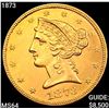 1873 $5 Gold Half Eagle