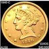 Image 1 : 1840-C $5 Gold Half Eagle