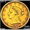 Image 1 : 1851-O $2.50 Gold Quarter Eagle