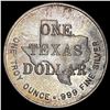 Image 2 : This is a "Texas Silver Round 1 Troy Oz GEM BU