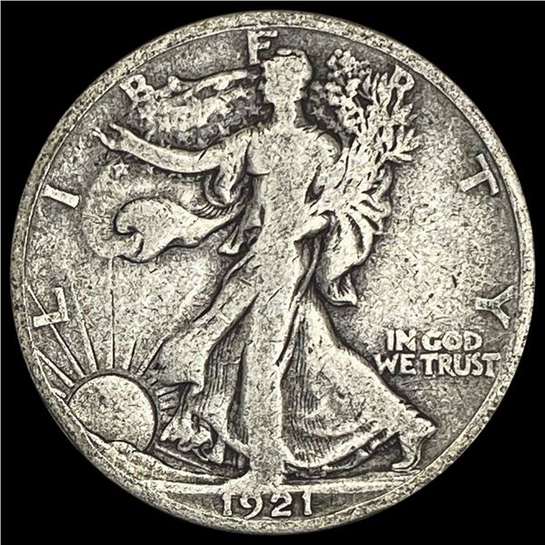 1921-S Walking Liberty Half Dollar NICELY CIRCULATED