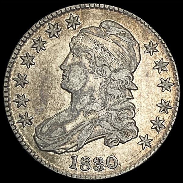 1830 Capped Bust Half Dollar CLOSELY UNCIRCULATED