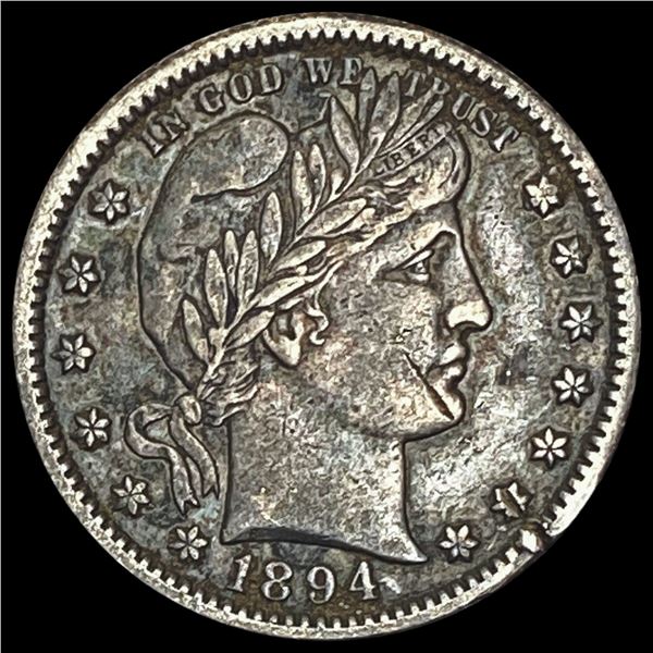 1894-O Barber Quarter CLOSELY UNCIRCULATED