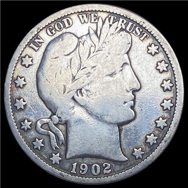 1902-O Barber Half Dollar NICELY CIRCULATED