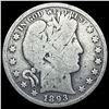 1893 Barber Half Dollar NICELY CIRCULATED
