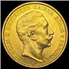 1911-A Germany GOLD 20 Mark AGW.2305oz CHOICE BU