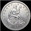 Image 1 : 1854 Arrows Seated Liberty Quarter CLOSELY UNCIRCULATED