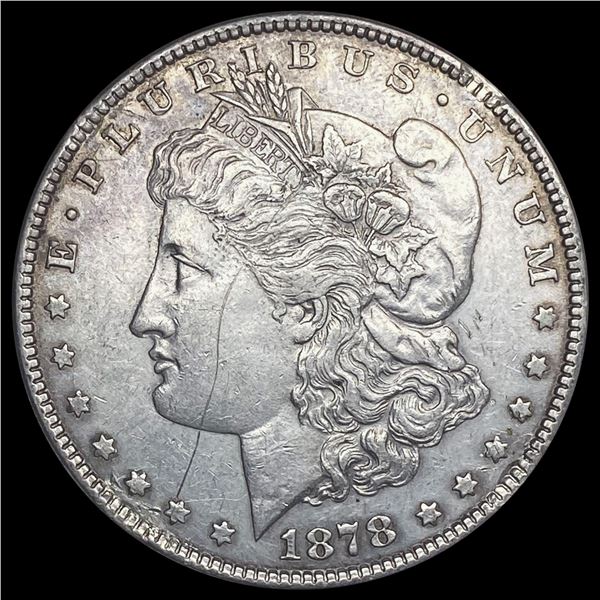 1878 7/8 TF Strong Morgan Silver Dollar NEARLY UNCIRC