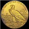 Image 2 : 1911 Indian Head Half Eagle $5 Gold CLOSELY UNCIRCULATED