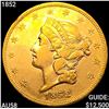 1852 $20 Gold Double Eagle