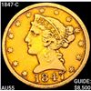 Image 1 : 1847-C $5 Gold Half Eagle