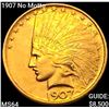 1907 No Motto $10 Gold Eagle