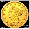 1843-O $2.50 Gold Quarter Eagle