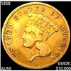 1858 $3 Gold Piece