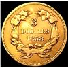 Image 2 : 1858 $3 Gold Piece