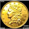 1834 $5 Gold Half Eagle