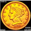 Image 1 : 1840-O $2.50 Gold Quarter Eagle UNCIRCULATED