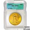 1908-D $20 Gold Double Eagle ICG MS65 No Motto