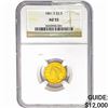 1861-S $2.50 Gold Quarter Eagle NGC AU55