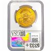 Image 2 : 1907 $20 Gold Double Eagle NGC MS63