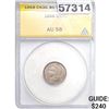 1868 3 Cent Nickel ANACS AU58