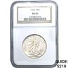 Image 1 : 1943 50C Walking Liberty Half NGC MS65