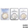 Image 1 : [3]1881-1923 Silver Morgan/Peace Dollars NGC/PCGS MS64/67