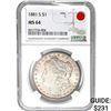 Image 1 : 1881-S Morgan Silver Dollar NGC MS64