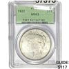 1922 Peace Dollar PCGS MS63