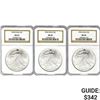 Image 1 : 1994 [3] Silver Eagle NGC MS69