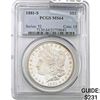 1881-S Morgan Silver Dollar PCGS MS64
