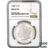 Image 1 : 1884-O Morgan Dollar NGC MS62 PL