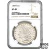 Image 1 : 1887-O Morgan Silver Dollar NGC MS61