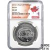 Image 1 : 2016 Canada $8 Bison 1.25oz Silver NGC MS69